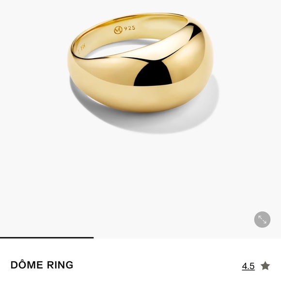 Mejuri Jewelry - Mejuri Dome Ring size 8